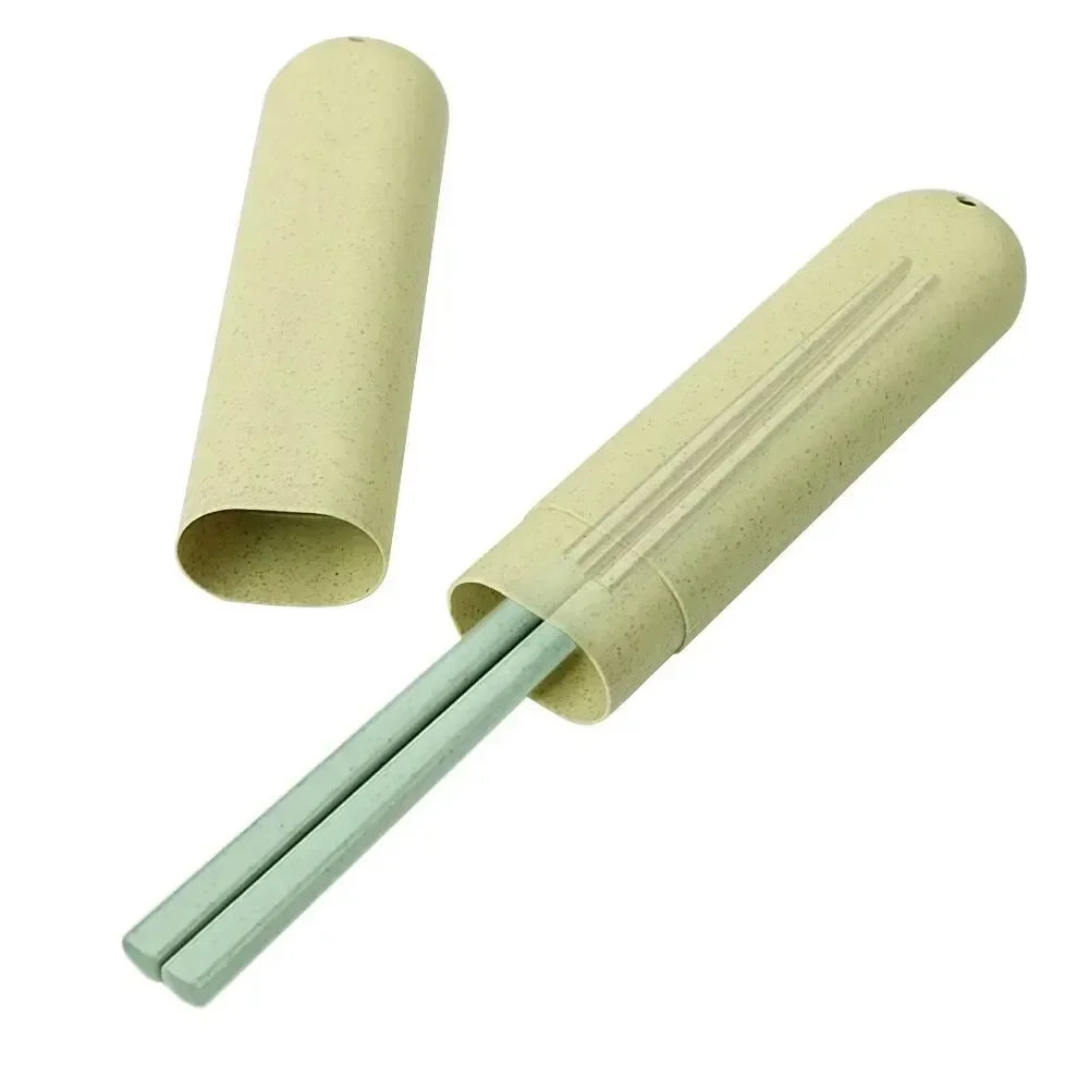 Portable Toothbrush Holder & Protective Cover Case | Wheat Straw
