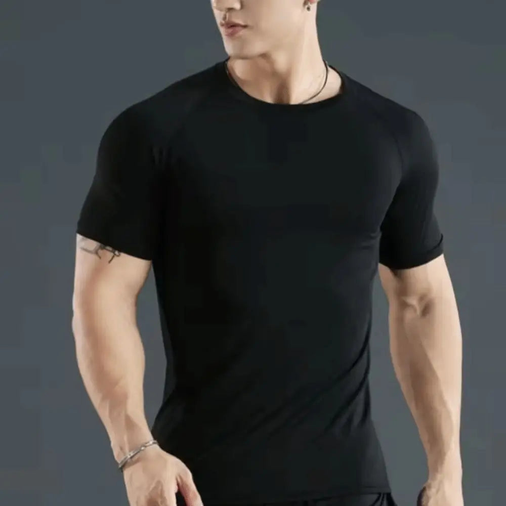 Men's Compression Gym T-Shirt – Quick Dry Fitness Sport Top