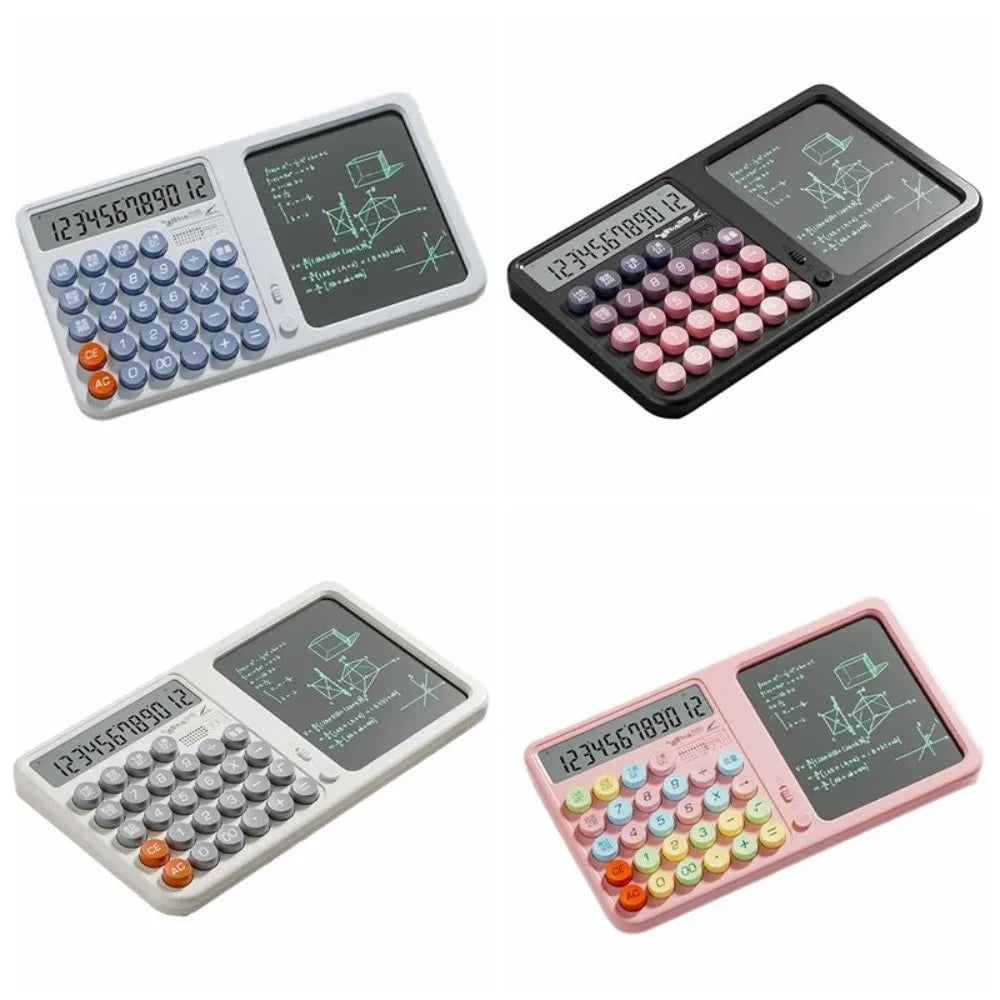 Large Display Calculator with Notepad, Voice & Erasable Writing Pad