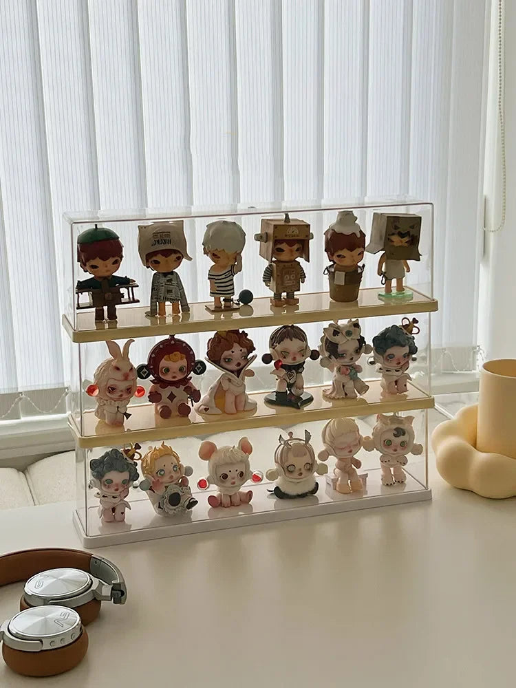 Acrylic Figure Display Case – Dustproof Toy & Doll Showcase