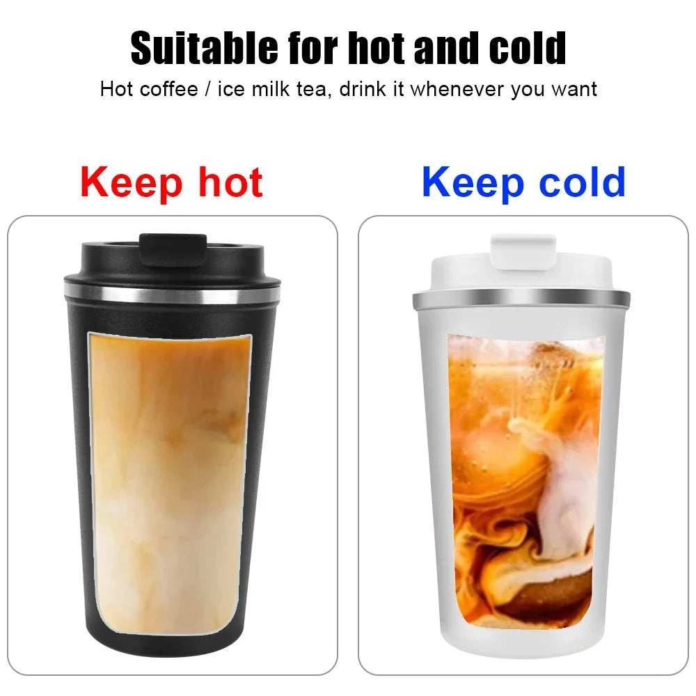 Double-Wall Stainless Steel Travel Thermos Mug 380/510ml