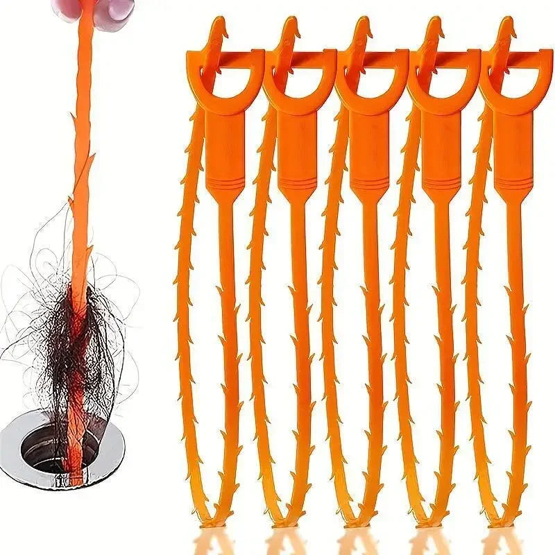 Drain Hair Remover & Pipe Cleaning Tool for Wash Basin Sinks