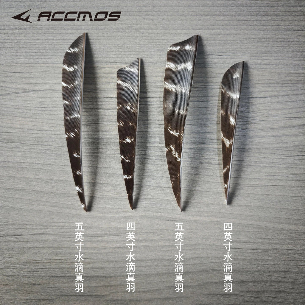 25 RW LW Natural Turkey Archery Arrow Feathers Shield 3 4 Fletching