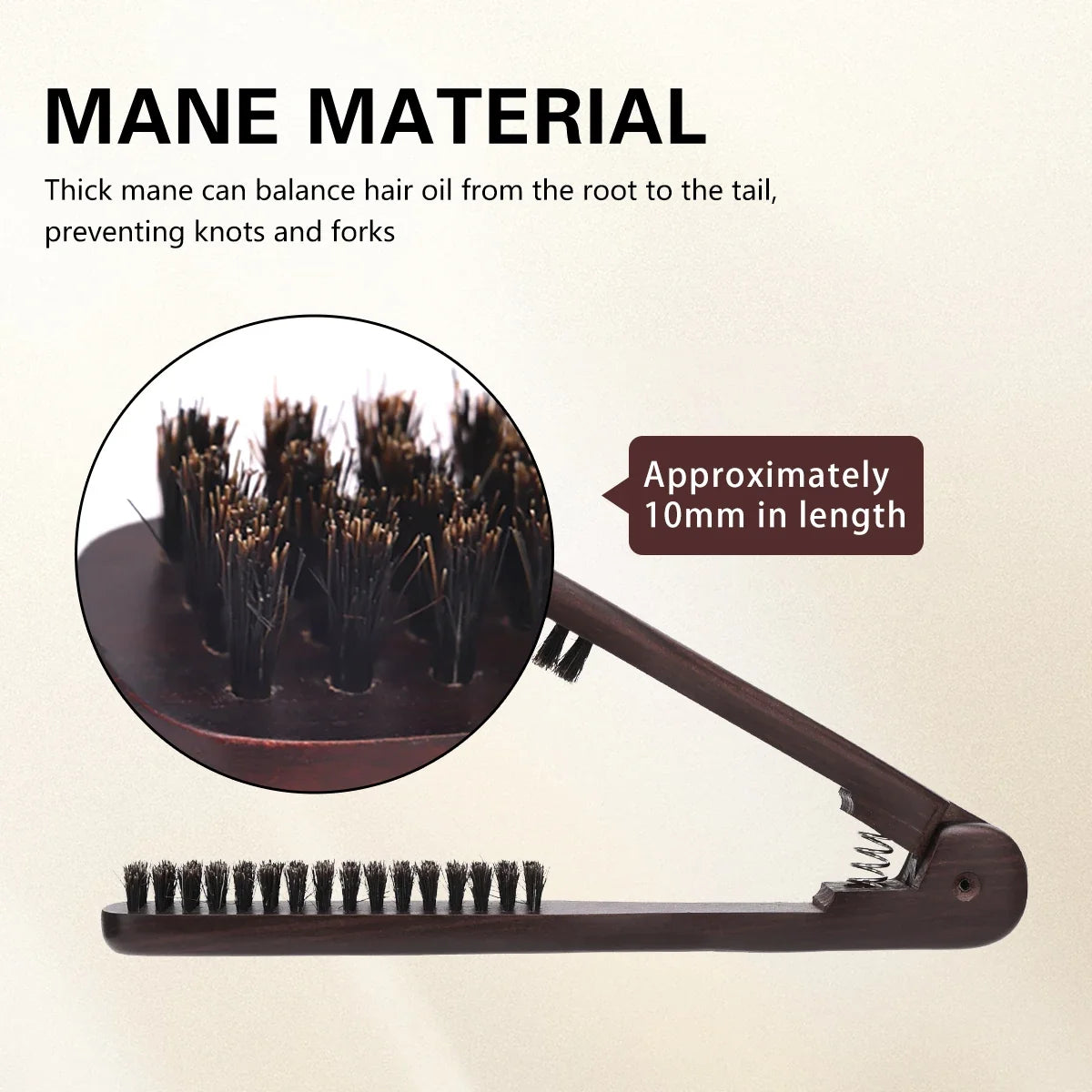 Wooden Double-Sided Hair Straightening Comb | Blow Dry Brush