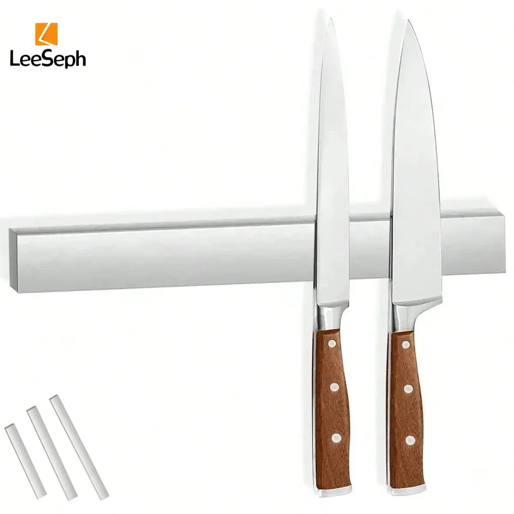 Leeseph Magnetic Knife Holder Modern Stainless Steel Wall-mounted