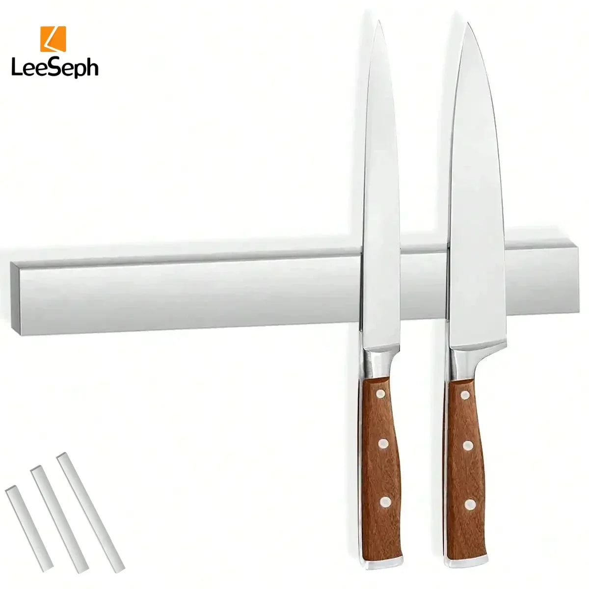 Leeseph Magnetic Knife Holder Modern Stainless Steel Wall-mounted