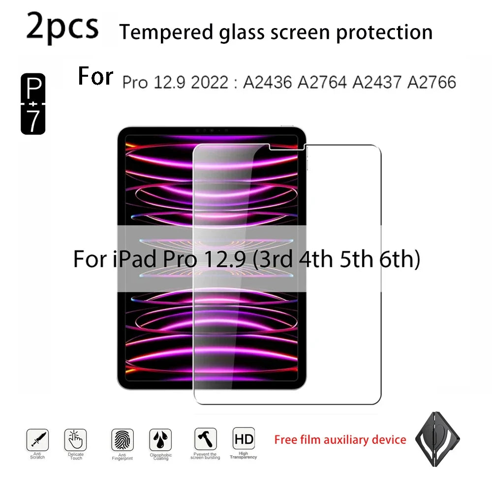 2-Pack Tempered Glass Screen Protector – iPad Pro 12.9"