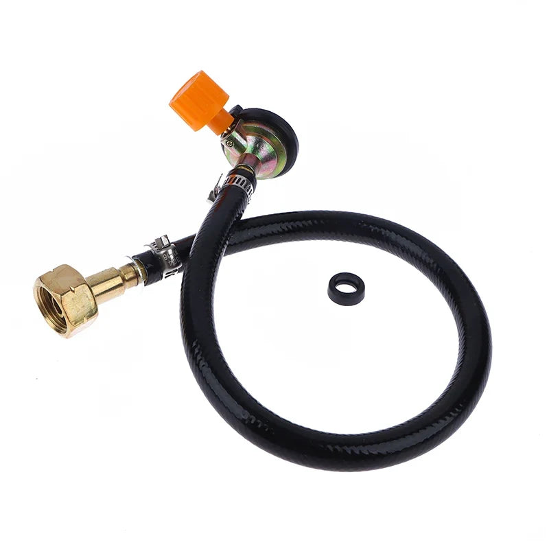 Leak-Proof Gas Refill Adapter – Braided Hose Cylinder Coupler