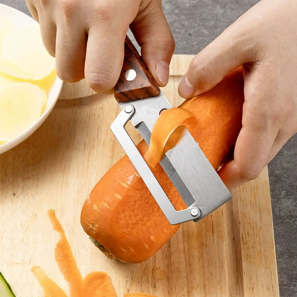 Horizontal Paring Knife – Fruit & Sugar Cane Peeler Scraper