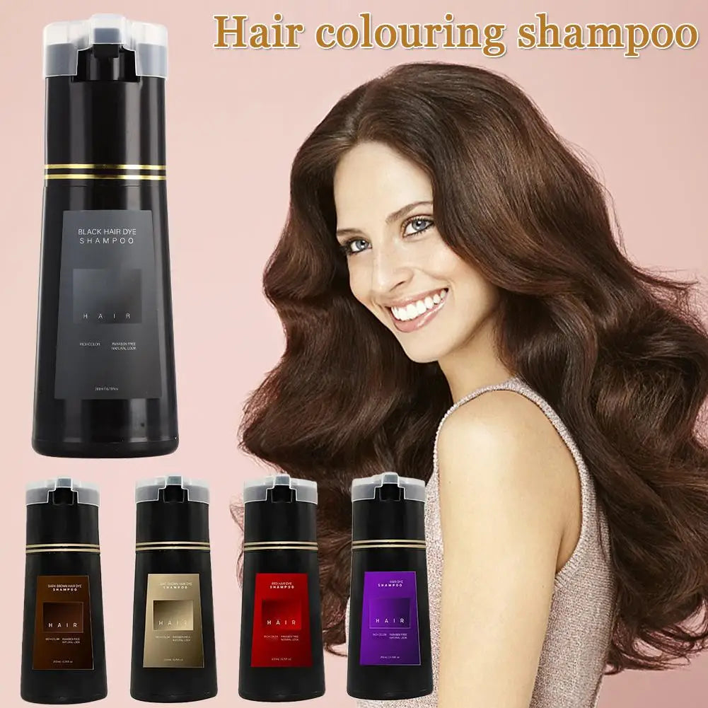 Nova Hair Dye Color Shampoo – Gray Coverage in Minutes
