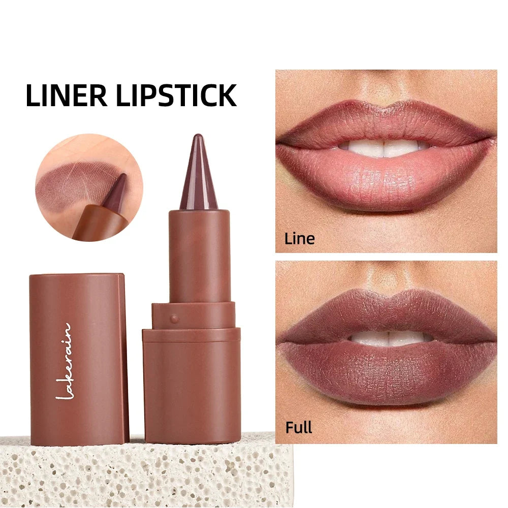 3D Lip Gloss & Lip Liner Set – Hydrating Long-Lasting Formula