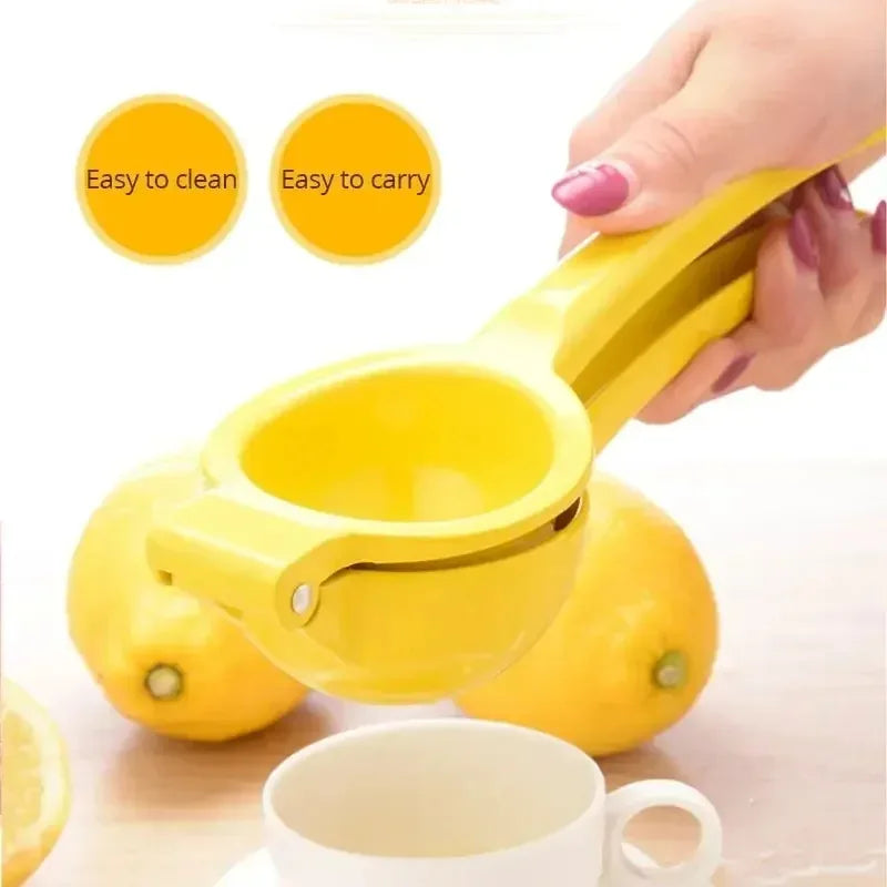 Aluminum Alloy Manual Citrus Juicer – Portable Lemon Squeezer