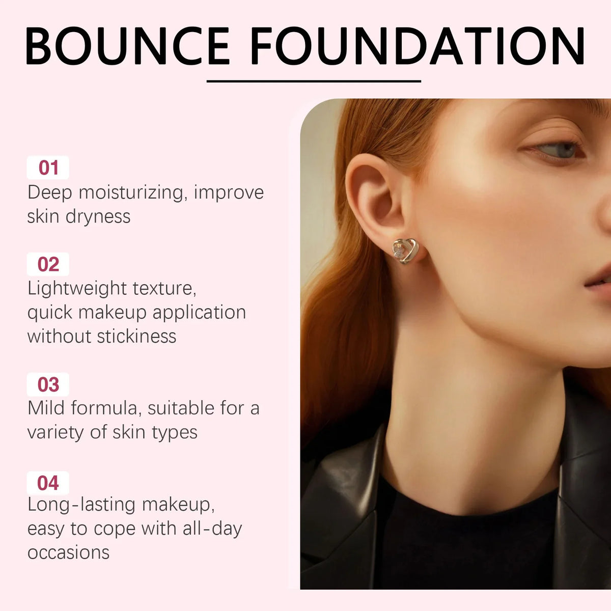 EELHOE Peptide Balm Foundation | Full Coverage, Oil Control 20g