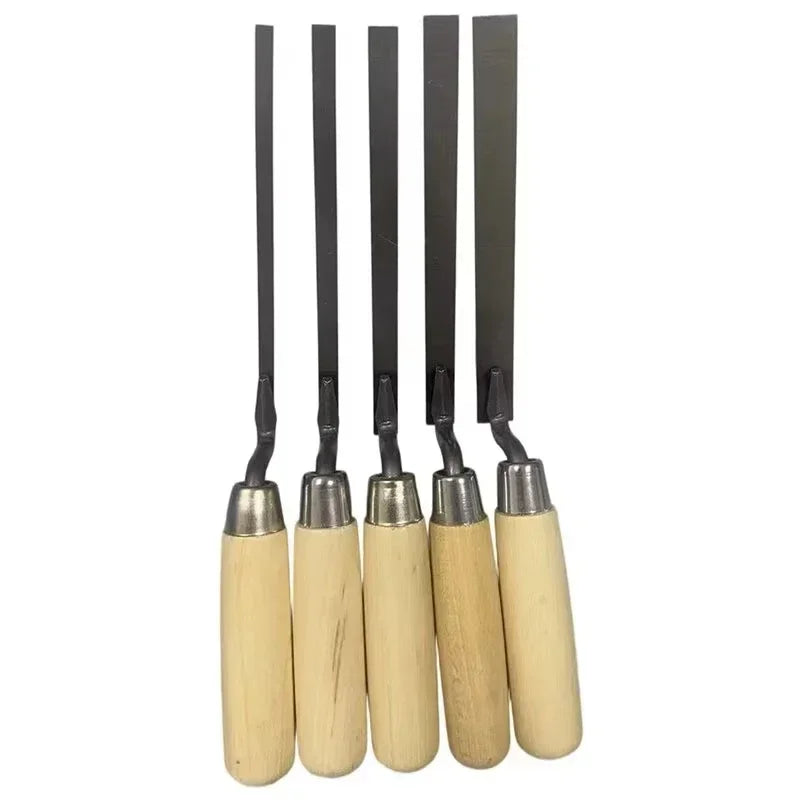 5-Piece Carbon Steel Plastering Trowel Set – 5 Blade Widths