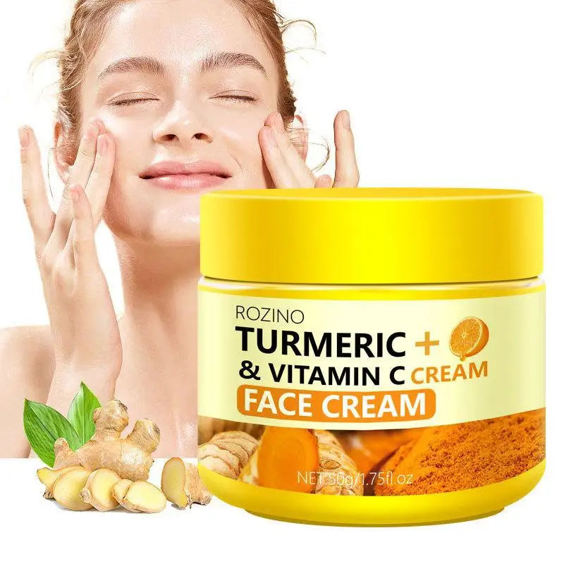 Turmeric VC Face Cream Firming Moisturizes Skin Leaving Fresh Non