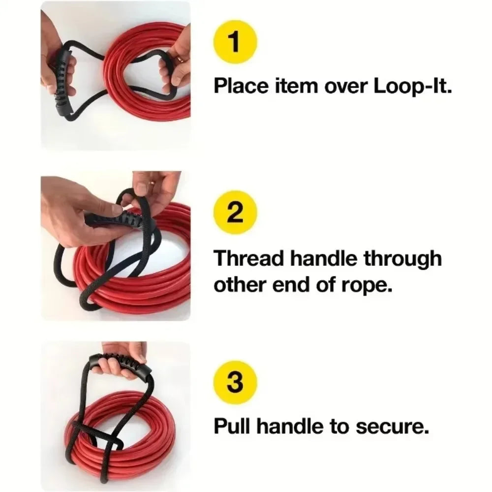 Storage Strap with Handle – Hose & Cord Organizer for Garage