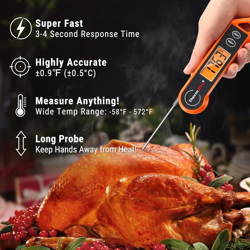 ThermoPro TP19H Instant Read Digital Meat Thermometer