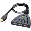 HDMI Switch 3 In 1 Out 4K 1080P for Xbox PS4 PS3 PC TV