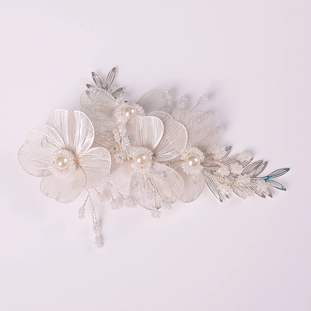Pearl Bridal Headband – Handmade Wedding Hair Accessory