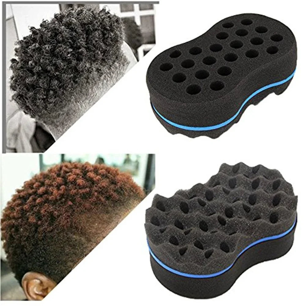 Double-Sided Curl Sponge Brush | Afro Twist & Wave Styler