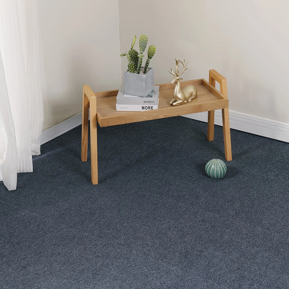 Solid Color Self-Adhesive Rug Runner – Bedroom, Bath & Kitchen