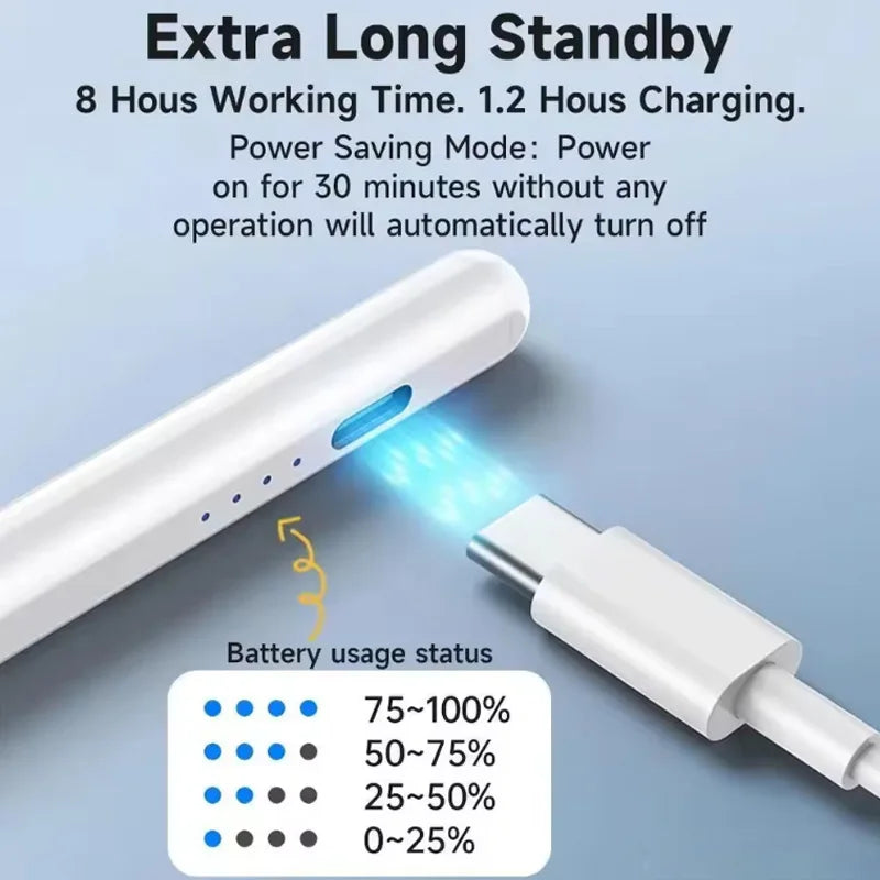 Universal Stylus Pen – Magnetic & Wireless Charging for Tablets