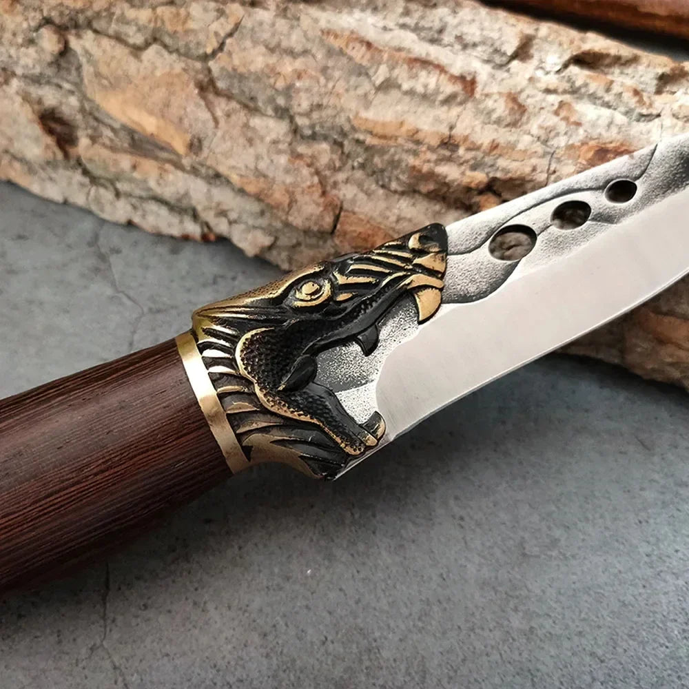 InLeung Forged Boning Knife – 10" Stainless Steel Chef Knife
