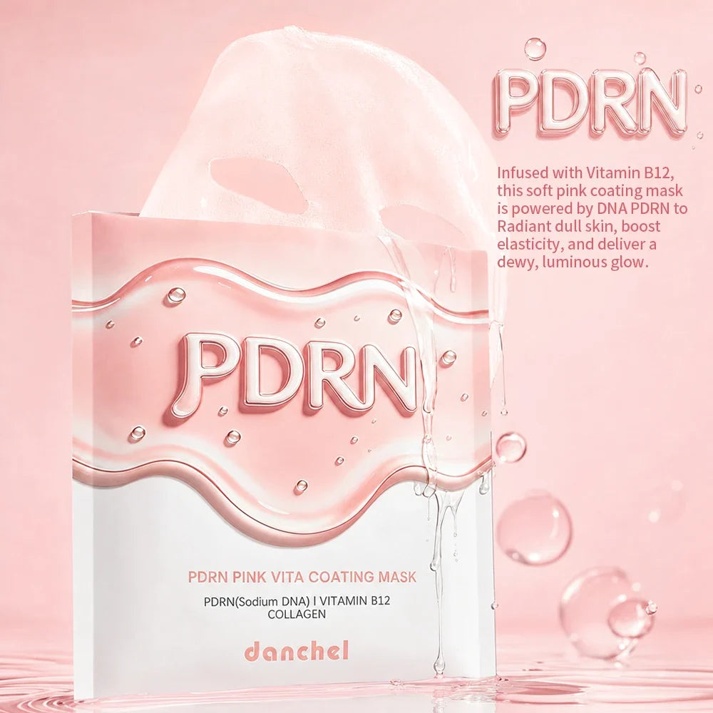Korean PDRN Pink Vita Sheet Mask – Hydrate, Firm & Brighten