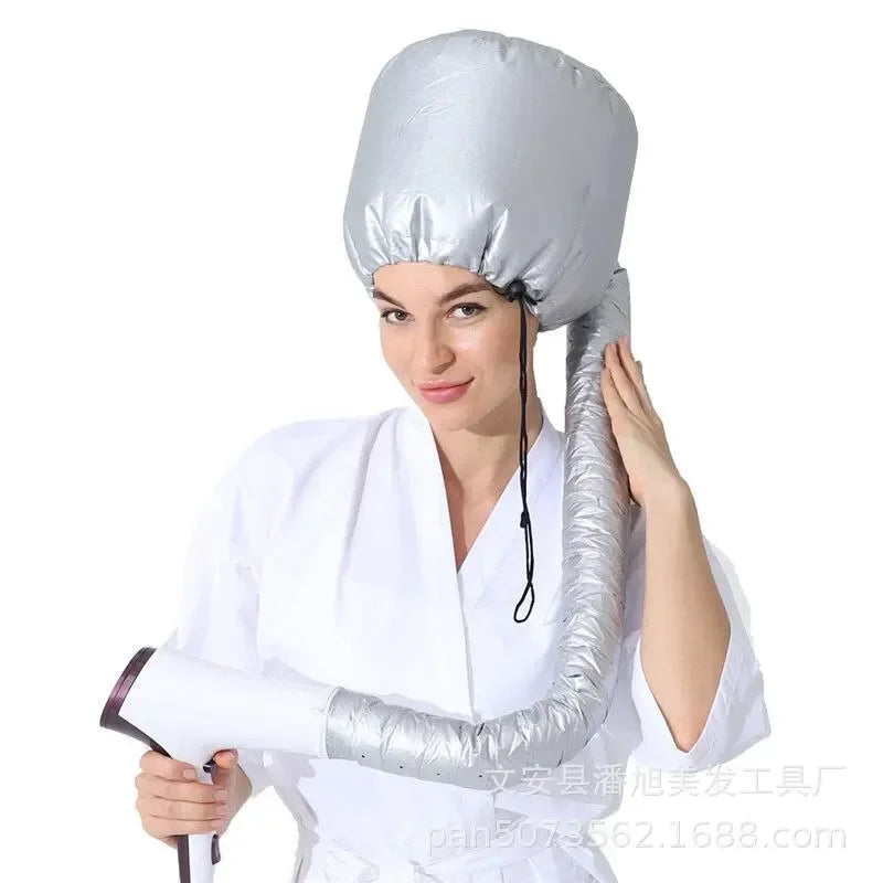 Hair Dryer Heating Hat – Deep Conditioning & Quick Dry Cap