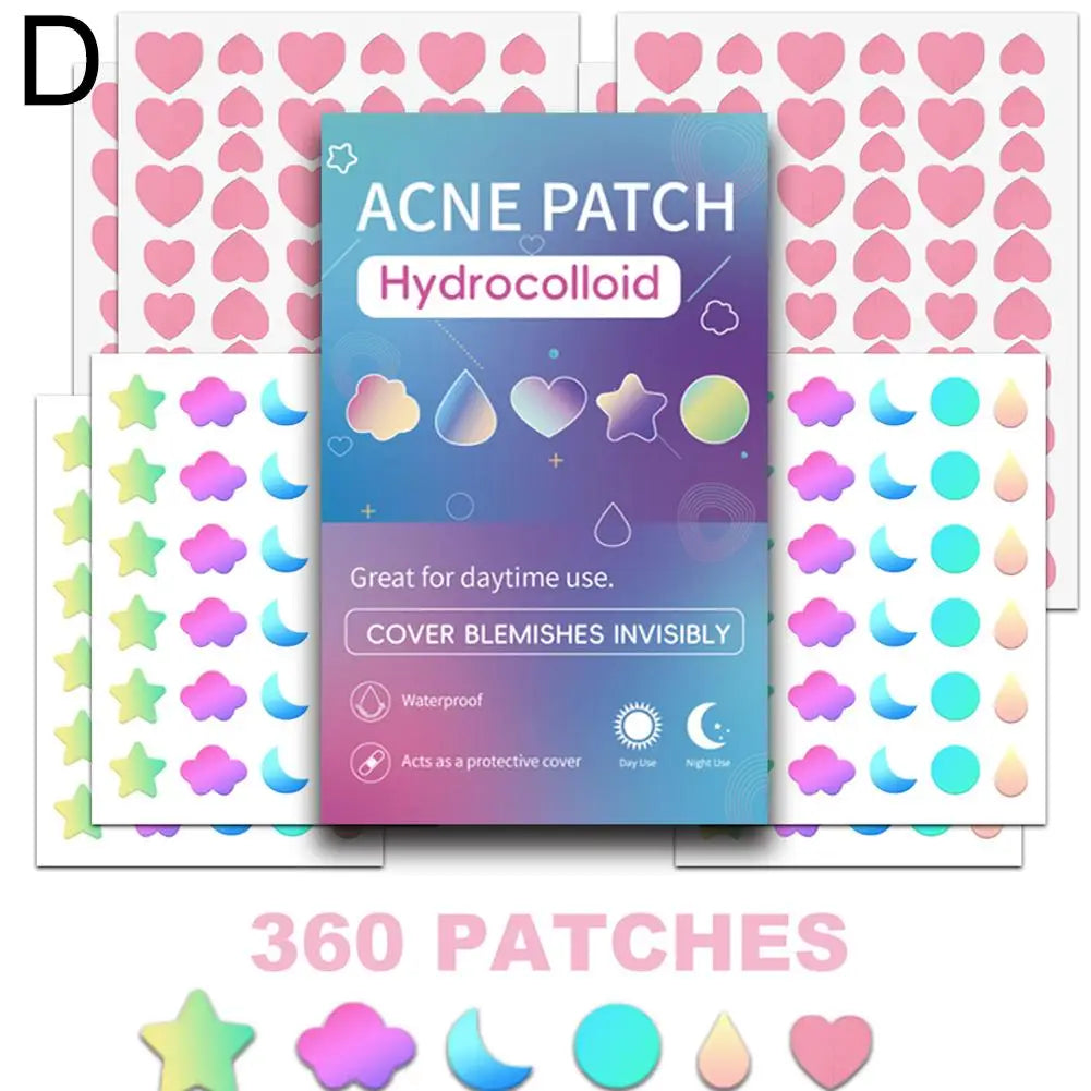 Star Pimple Patches – Colorful Invisible Acne Spot Stickers