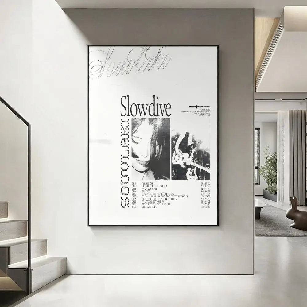 Slowdive Band Poster – HD Art Print Wall Decor