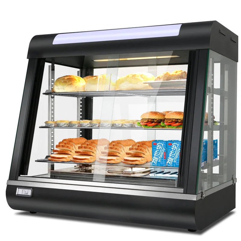 2000W 3-Tier Commercial Food Warmer Cabinet with LED Lighting