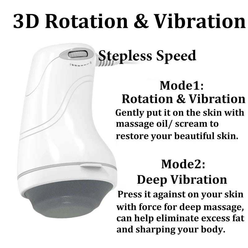Full-Body Massager | 8 Heads, Multi-Speed, Unisex