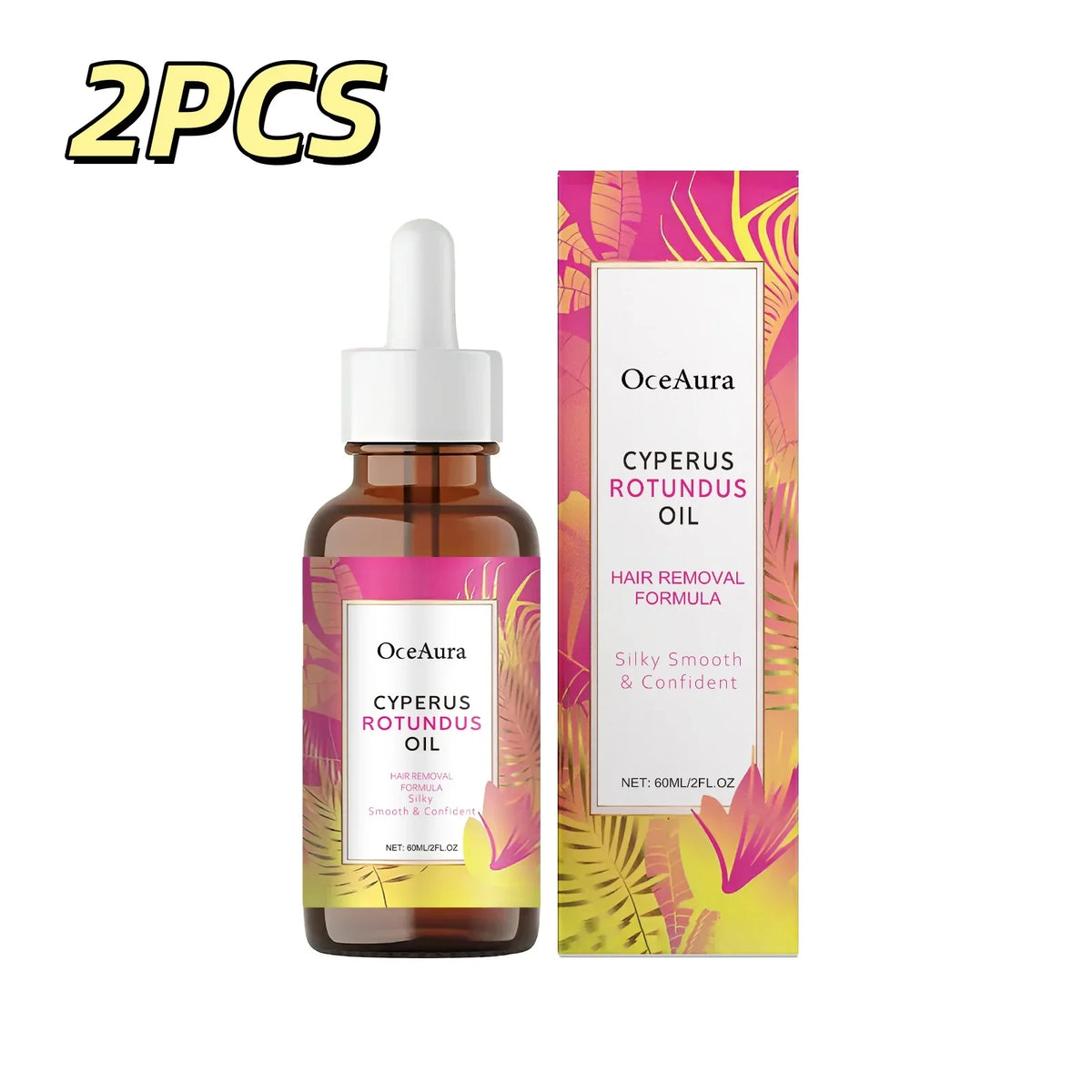 OceAura After Hair Removal Essential Oil – 60ml Moisturizing Oil