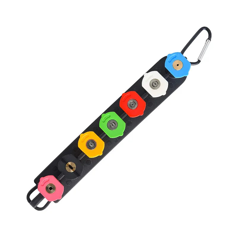 7-Color Pressure Washer Nozzle Tips Set – 1/4" Quick Connect