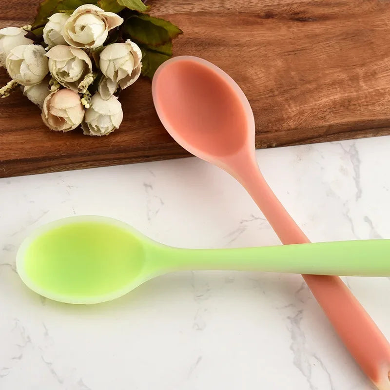 Food-Grade Silicone Mini Ladle Spoon | BPA-Free Kitchen Mixing