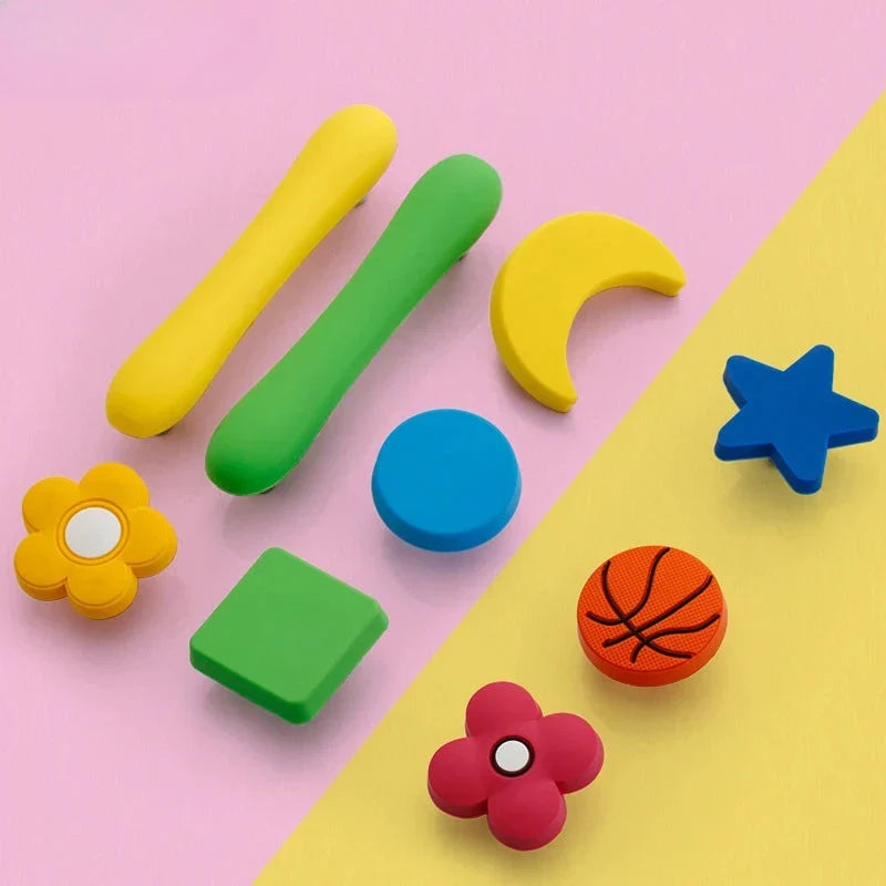 Kids' Cute Star & Cloud Cabinet Knobs & Drawer Pulls