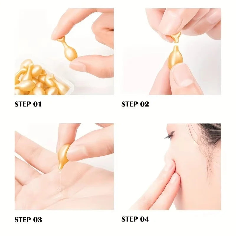 Hyaluronic Acid Capsules Face Serum 20pcs – Collagen Anti-Aging