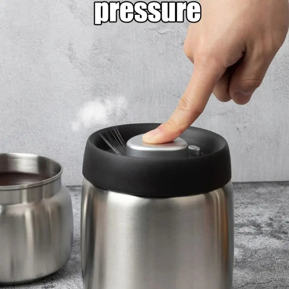 304 Stainless Steel Vacuum Sealed Coffee & Tea Storage Canister