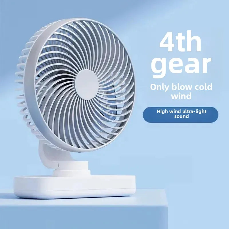 URGGU USB Rechargeable Oscillating Desktop Fan – 7W