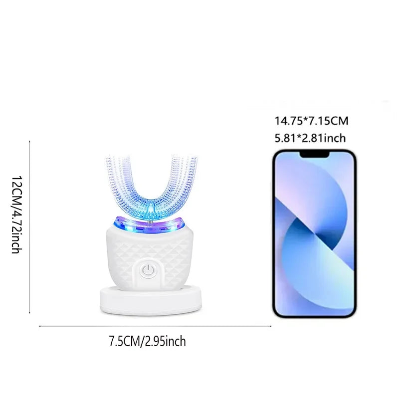 U-Shaped Ultrasonic Electric Toothbrush | IPX7 Whitening