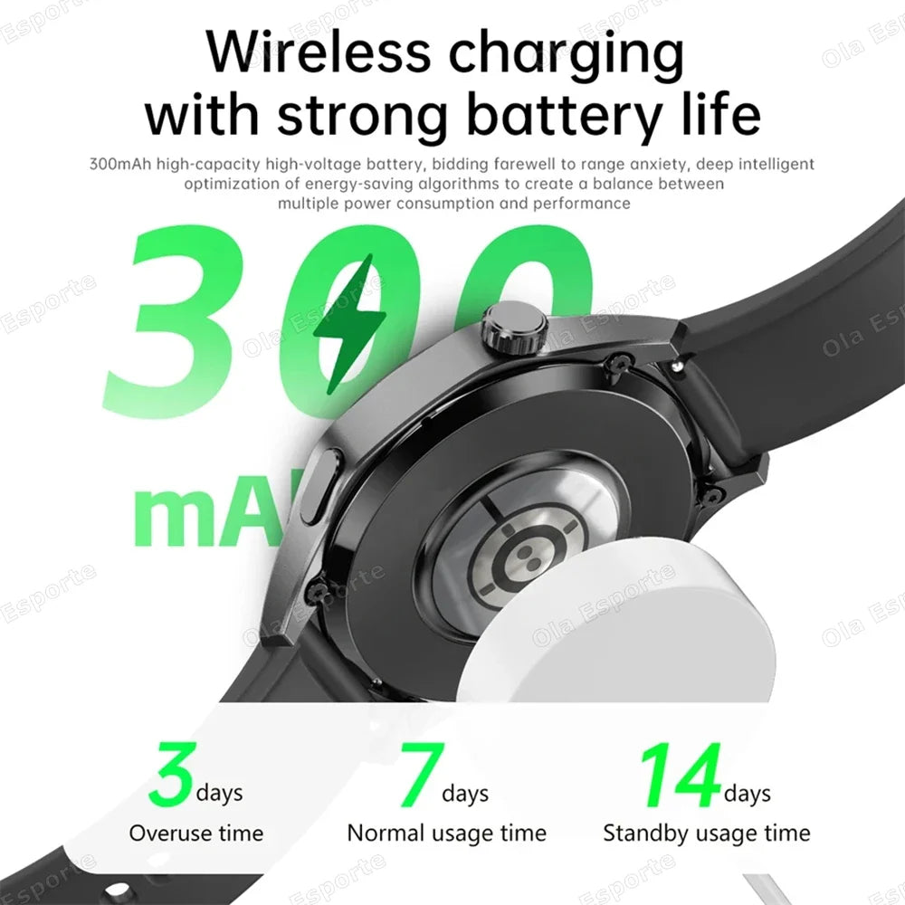 Ola Esporte Smart Watch | ECG, NFC, Bluetooth Call, Android iOS