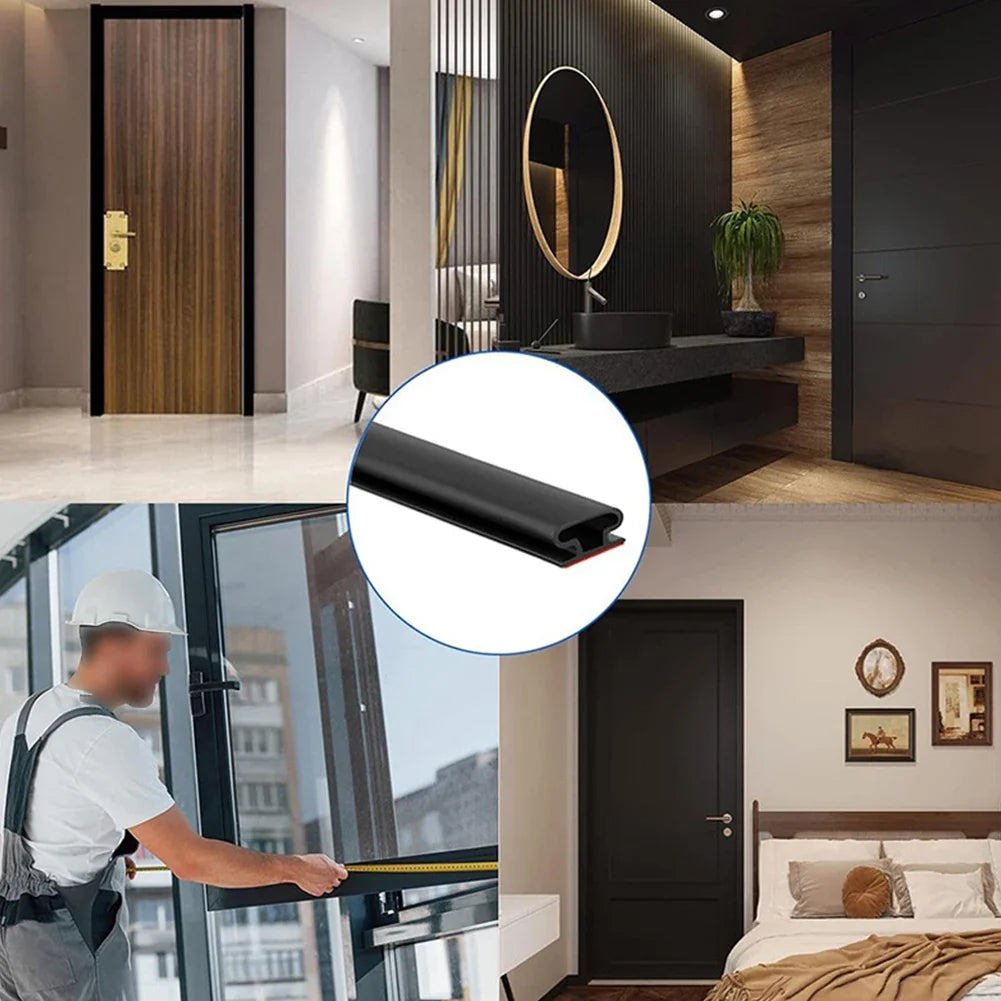 D-Shape Door & Window Draught Excluder Seal Strip | 3M PVC