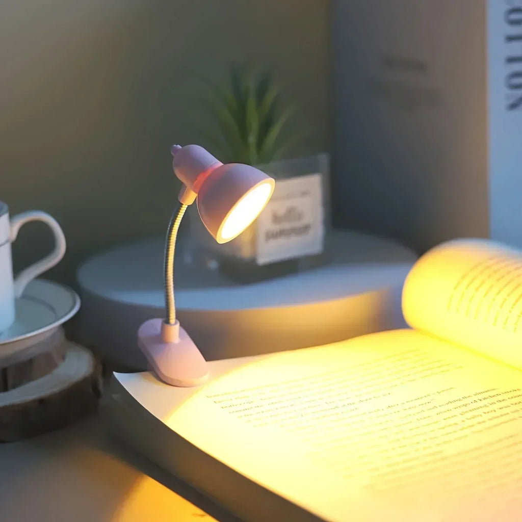 Portable Clip-On Reading Light | Battery Powered Book Lamp