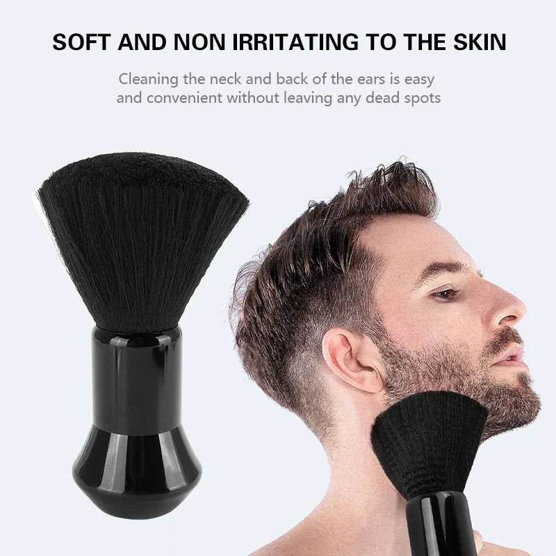 Soft Barber Neck Duster Brush – Post-Haircut Hair Cleaner