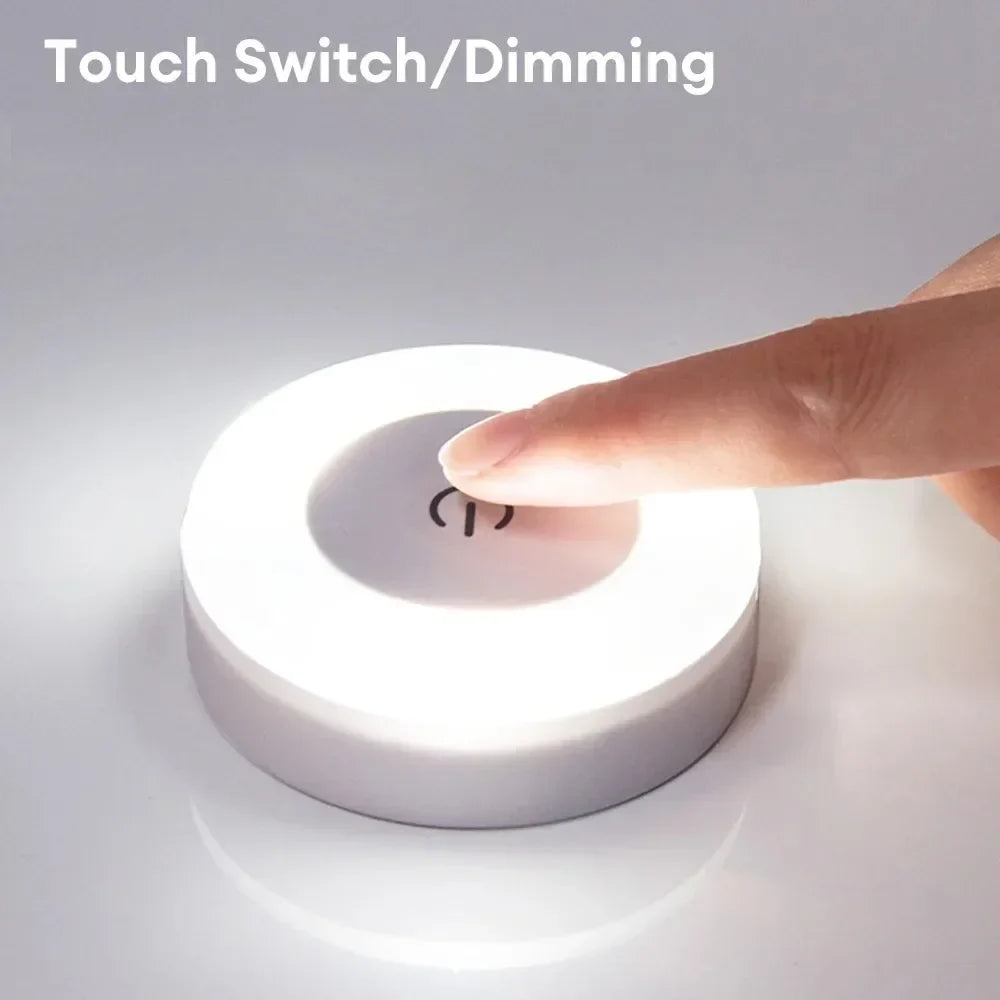 USB Rechargeable LED Touch Night Light | Magnetic Wall Lamp