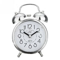 Vintage Retro Dual Bell Alarm Clock – Silent & Night Light