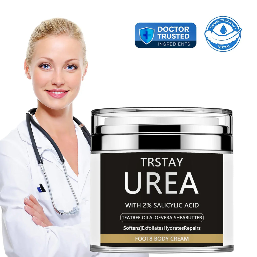 Urea Cream 40 Percent Feet Foot Dry Cracked Heels Knees Elbows Repair