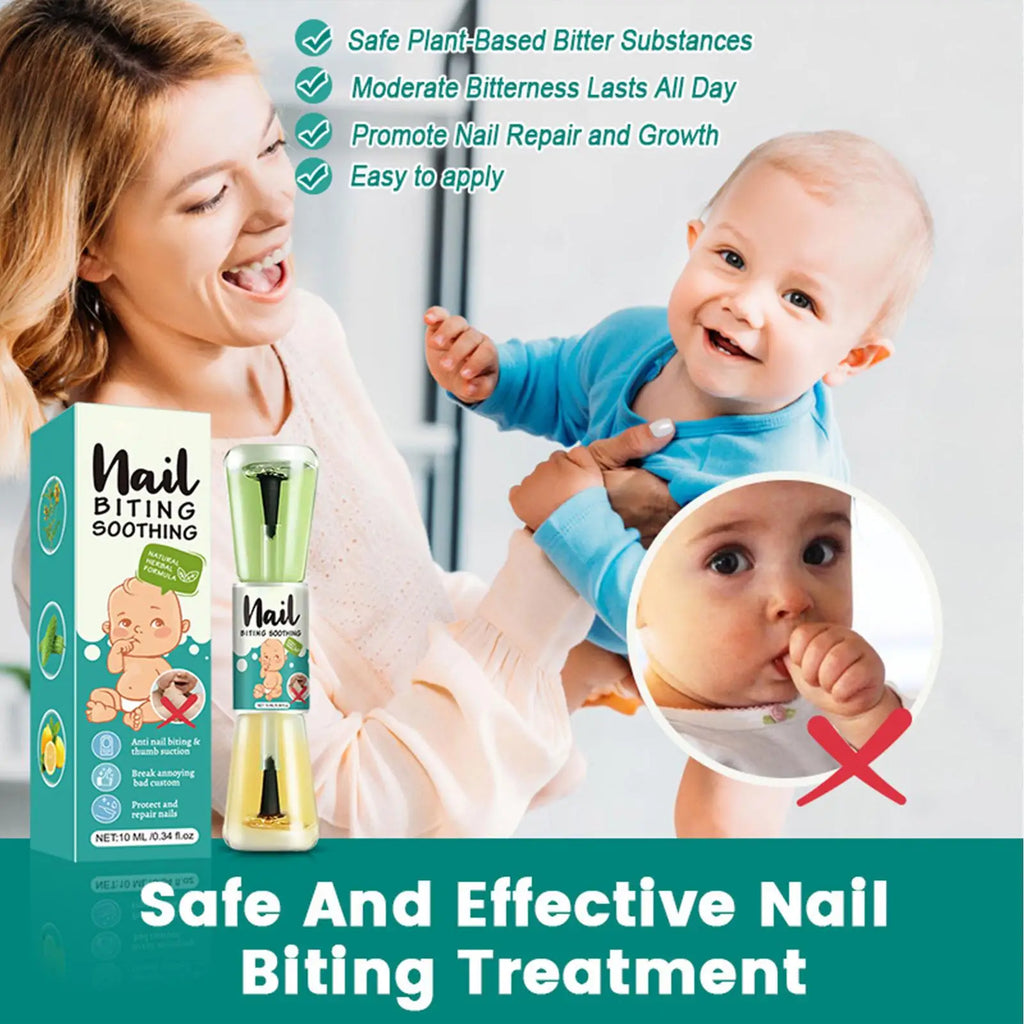 Bitter Nail Biting Polish 10ml – Hydrating Nail Strengthener