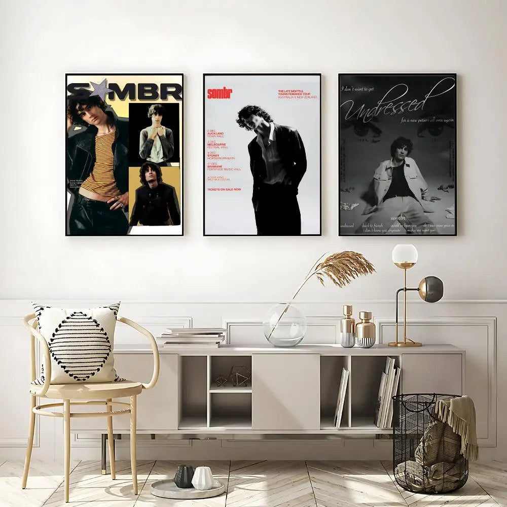 Sombr Singer HD Poster – Self-Adhesive Waterproof Wall Art